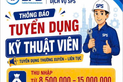 THÔNG BÁO TUYỂN DỤNG KỸ THUẬT VIÊN