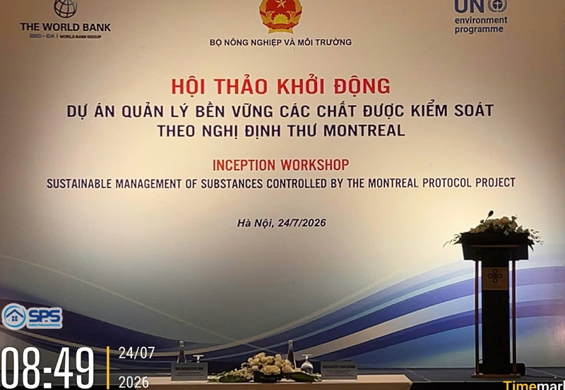 SPS Đồng Hành Cùng Các Tổ Chức Hàng Đầu Thế Giới Trong Hội Thảo Khởi Động Dự Án Quản Lý Bền Vững Các Chất Theo Nghị Định Thư Montreal